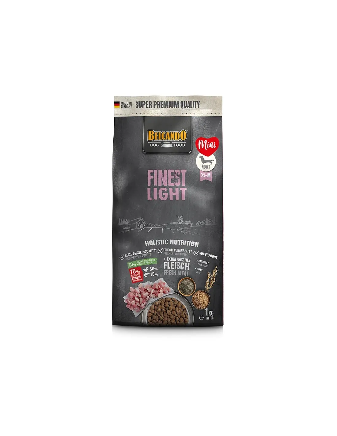 BELCANDO Finest Light Adult Dog Dry Food - 1KG