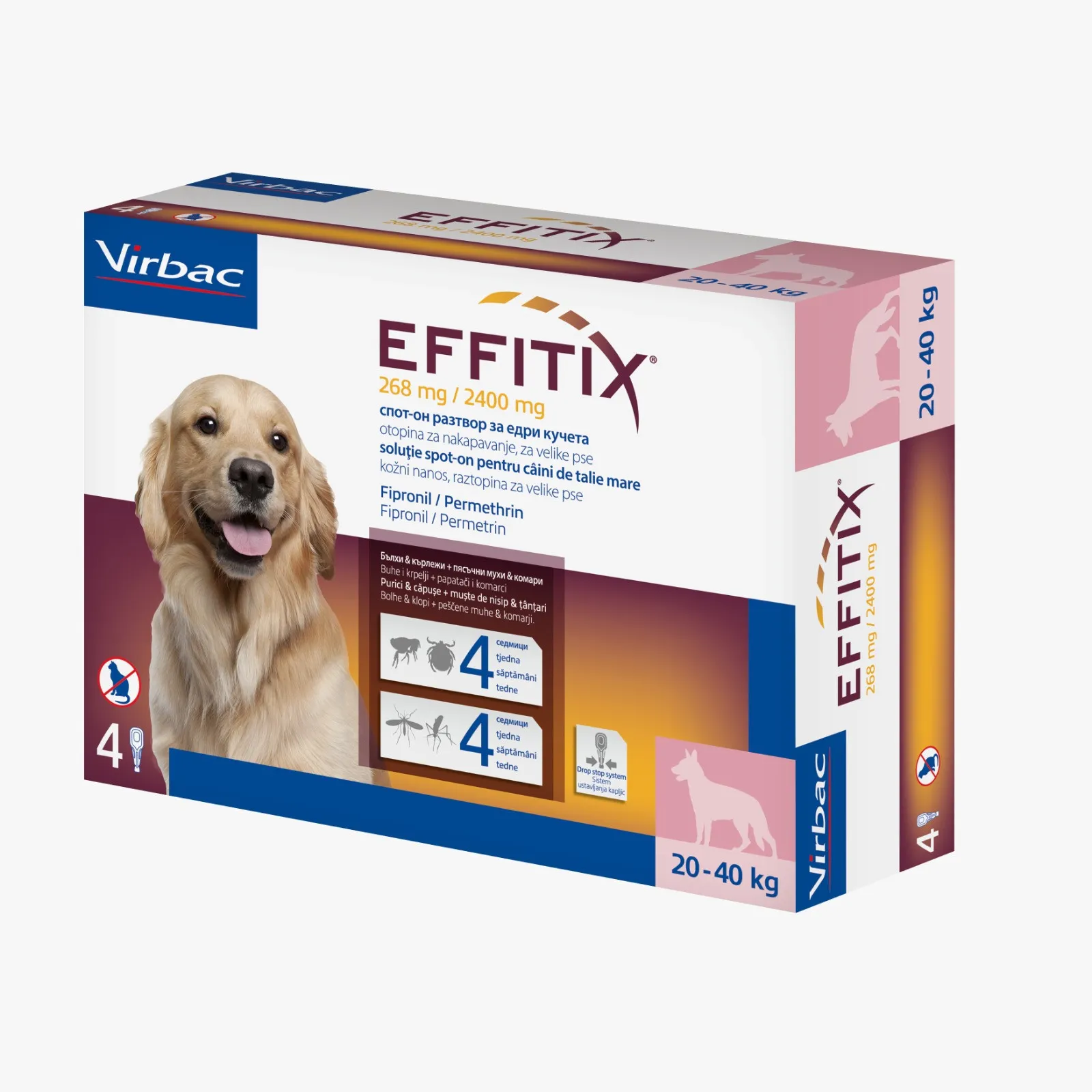 Virbac Effitix Spot-On for Large Dogs 20-40kg - 1 Pippete