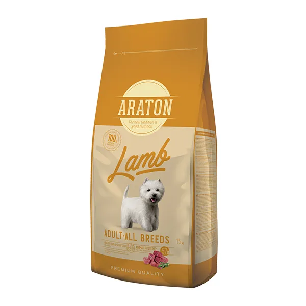 ARATON Adult LAMB All breeds Dog Dry Food - 15KG