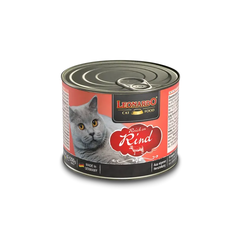 LEONARDO Wet Food for Adult Cats ( BEEF ) 200gm