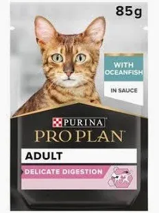 PRO PLAN Delicate Digestion with Ocean Fish in Gravy - 85gm