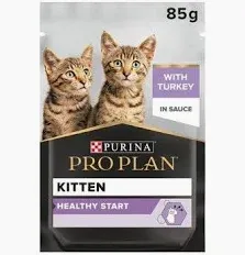 PRO PLAN Kitten Healthy Start with Turkey in Gravy - 85gm