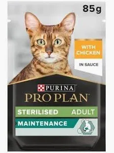 PRO PLAN Sterilised Maintenance with Chicken in Gravy - 85gm