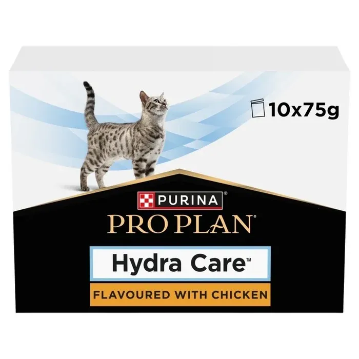 PRO PLAN Hydra Care with CHICKEN Feline Hydration - 10 X 75gm