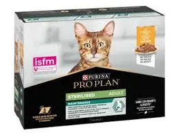 PRO PLAN Sterilised Maintenance Cats Sachets Pack with CHICKEN - 10 X 85gm