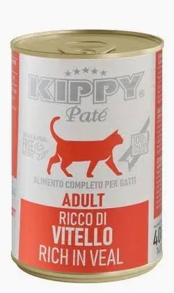 KIPPY Pate VEAL for Adult Cats 400gm