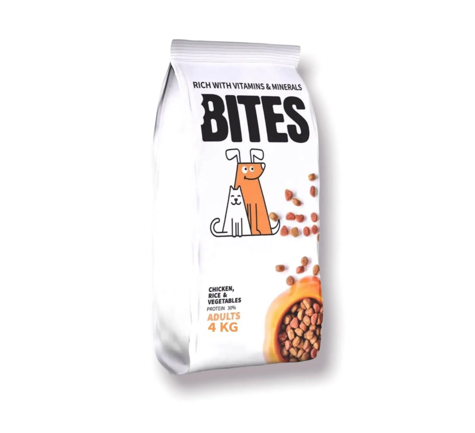 Bites Adult Dog Dry Food 4 Kg