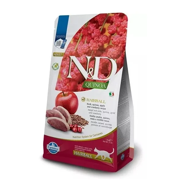 Farmina N&D Quinoa Hairball Cat Dry Food 1.5 kg
