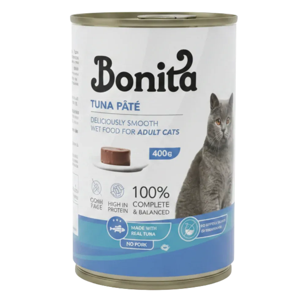 Bonita TUNA PATE for Adult Cats - 400gm