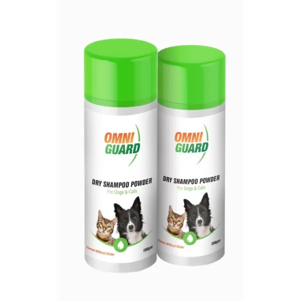 OmniGuard Dry Shampoo Powder for Dogs & Cats 150gm