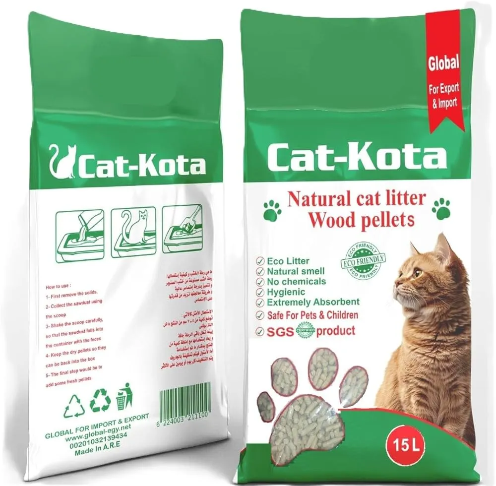 Cat-Kota Natural Cat Litter - Wood Pellets - 15L
