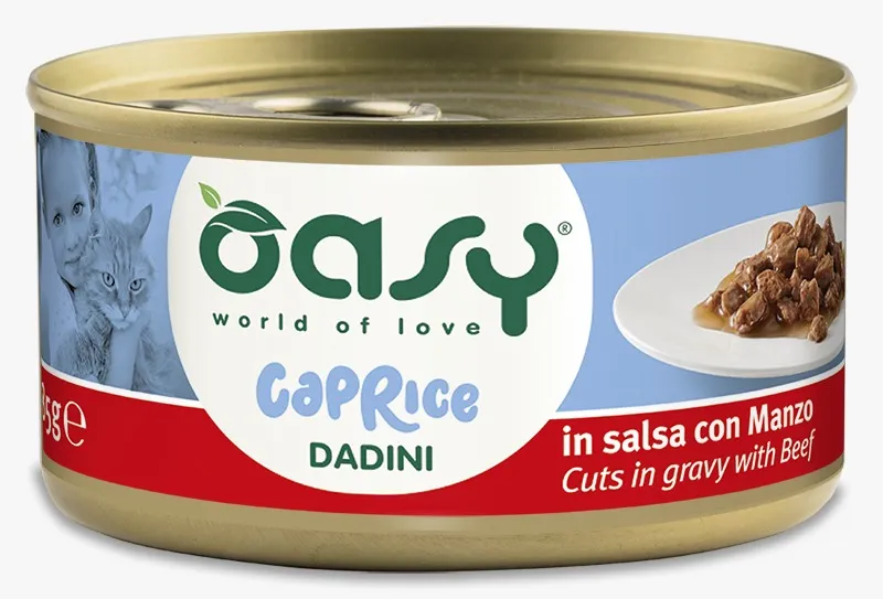 Oasy CAPRICE  Cuts in Gravy with Beef - 85gm
