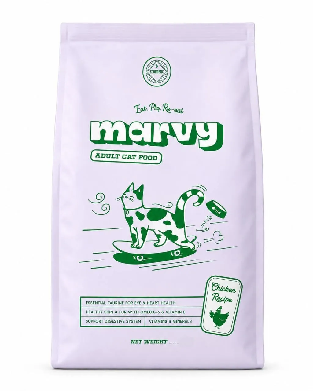 MARVY ADULT CAT FOOD WITH CHICKEN 1KG