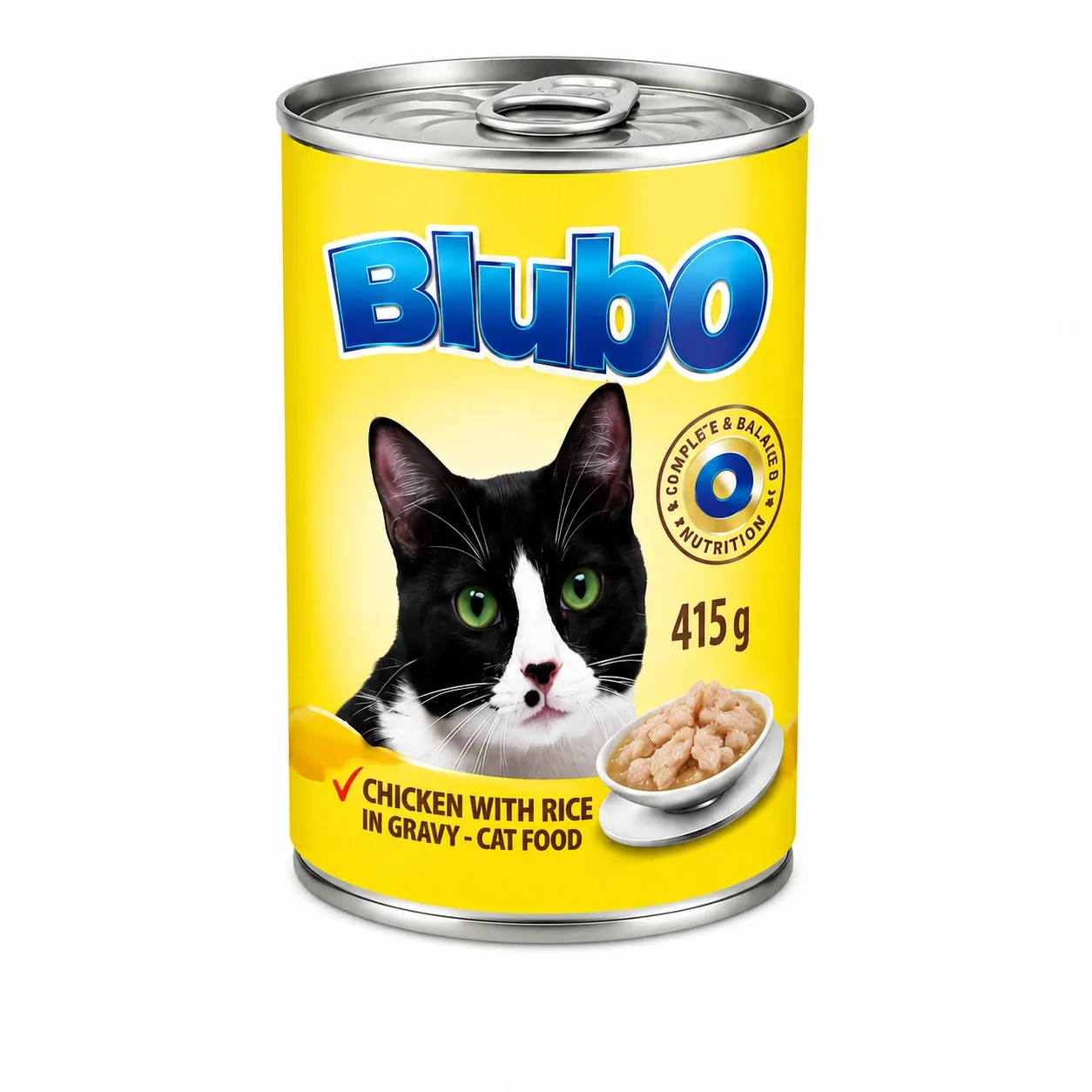 Blubo Adult Cat Wet Food with Chicken - 415gm