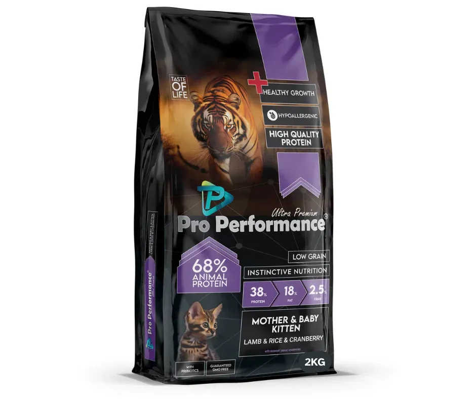 طعام جاف قطط Pro Performance  لحم ضأن 2 كيلو