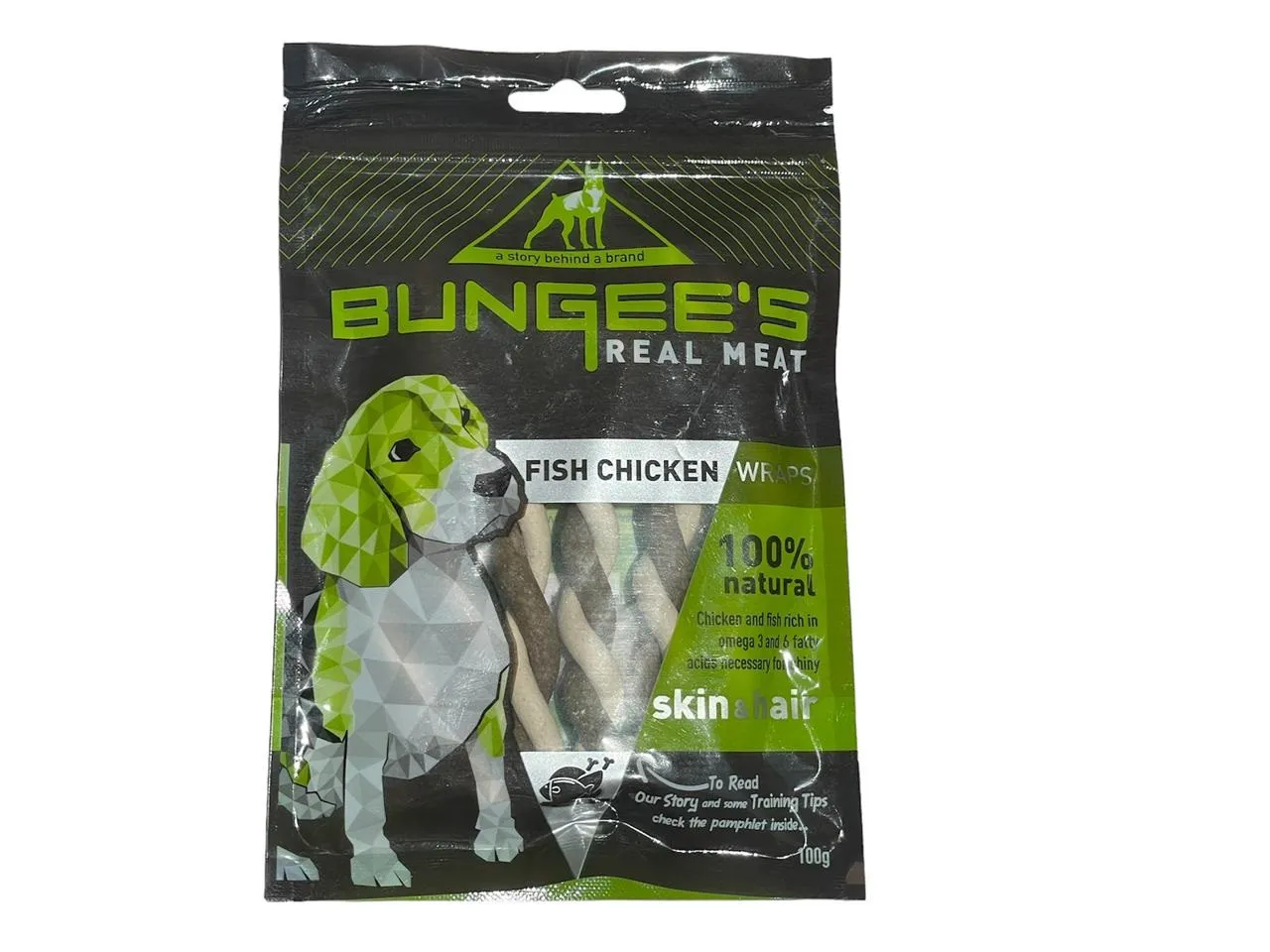 Bungee`s Fish Chicken Wraps 100gm