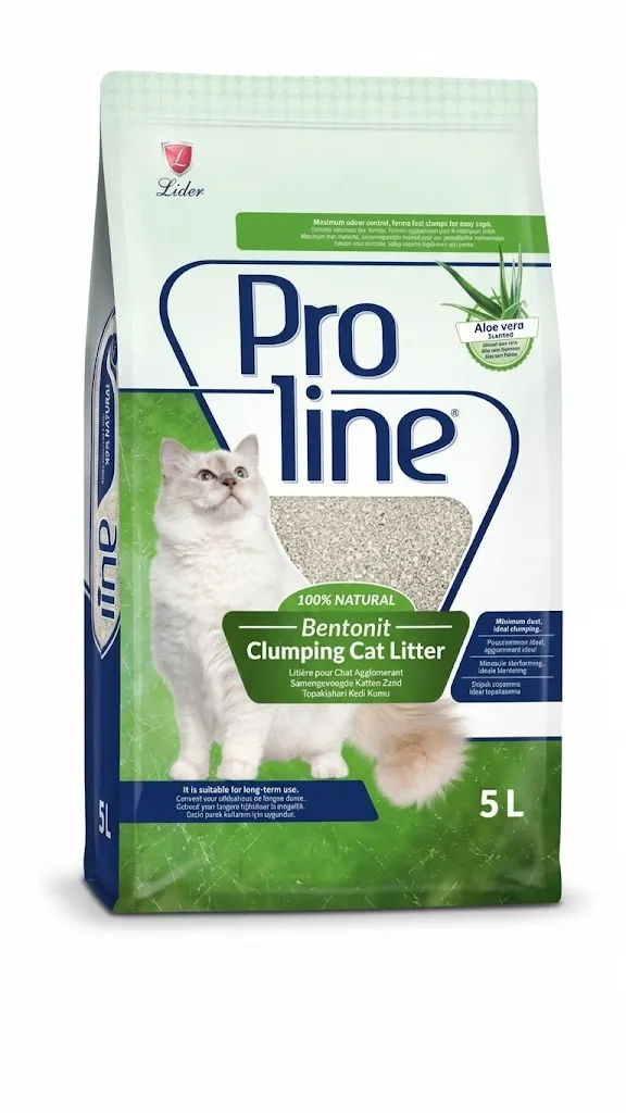 Proline Bentonite Clumping Cat Litter-Aloe Vera-5L