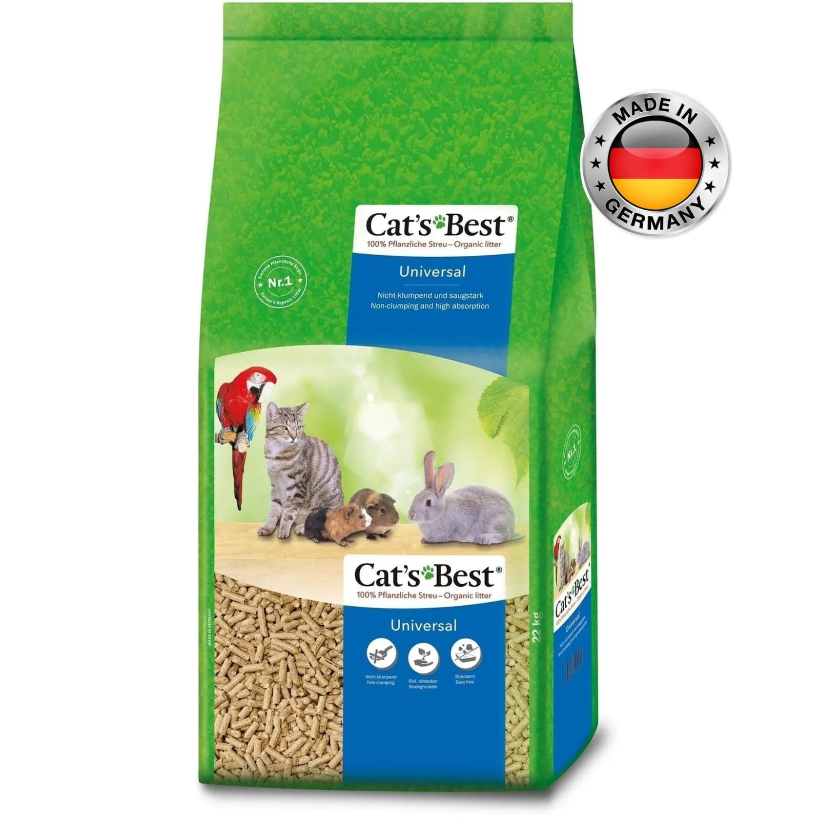 Cat’s Best Universal Non Clumping for all small animal pets - 4KG