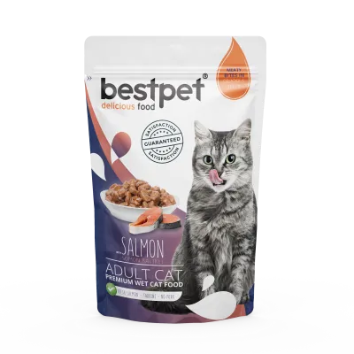 bestpet Salmon in Jelly Pouch 85gm