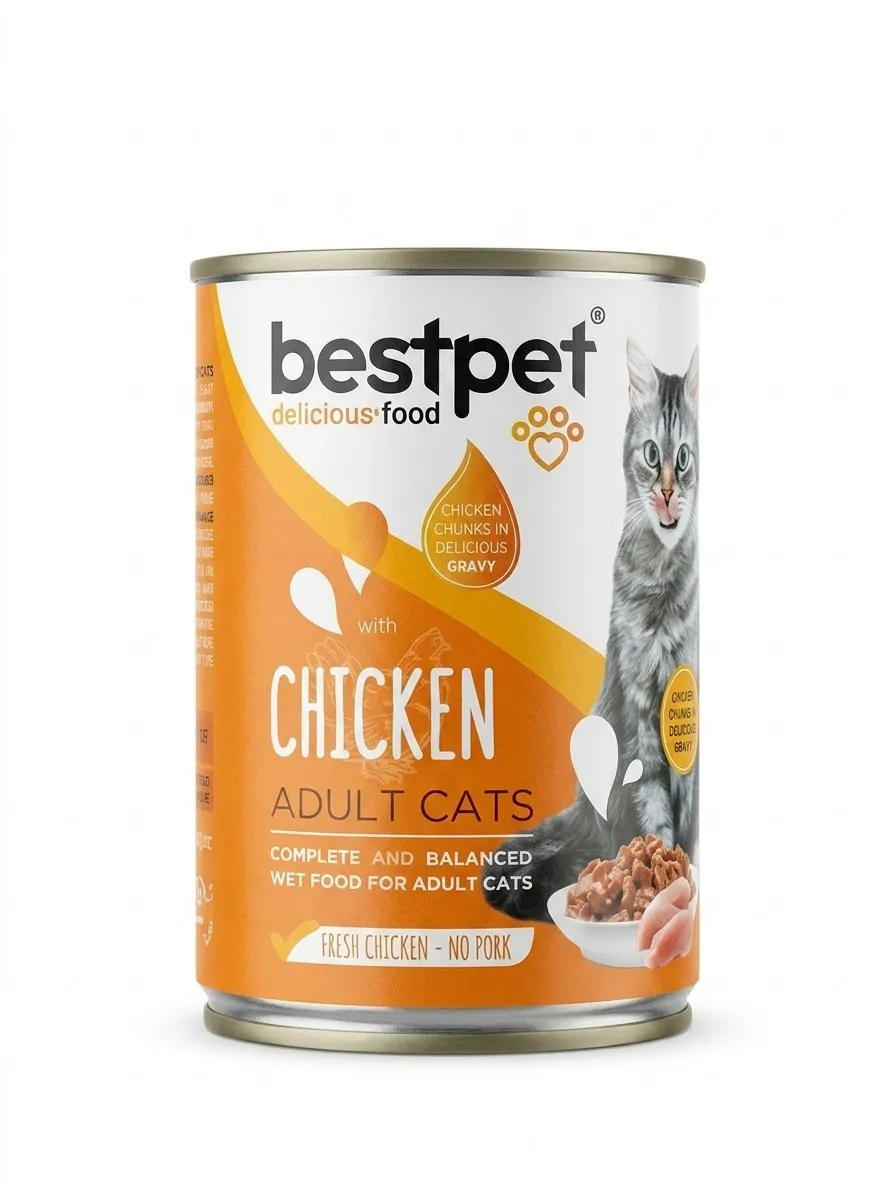 bestpet Chicken in Gravy for Adult Cats 400gm